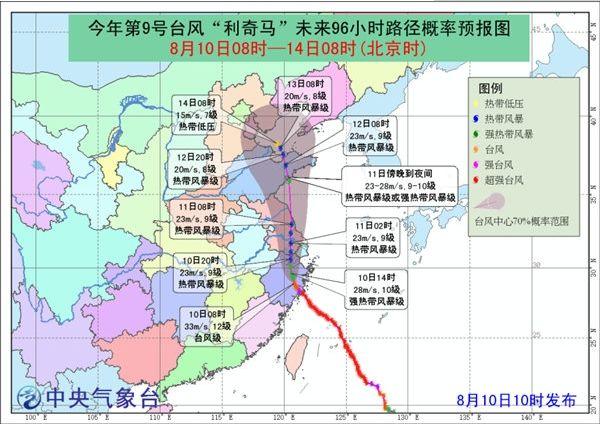 萊州市最新天氣預報通知